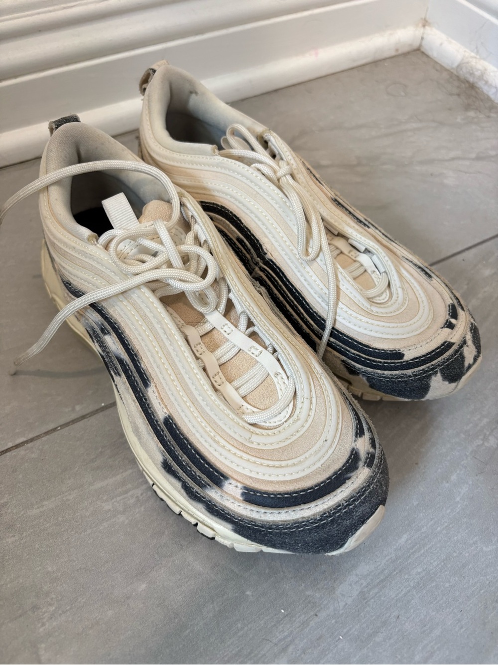 NIKE AIR MAX 97 COW PRINT WMNS 6 *rare*